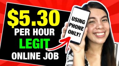 EARN UPTO P268 ($5.30) per HOUR USING YOUR PHONE | LEGIT HOMEBASED ONLINE JOB Step by Step (TAGALOG)