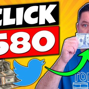$587.86 From ONE CLICK | Make Money On Twitter For FREE (EASY) Make Money Online