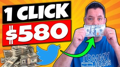 $587.86 From ONE CLICK | Make Money On Twitter For FREE (EASY) Make Money Online