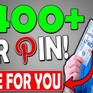 Make $400 Daily With No Investment ~ Brand New Way To Make Money Online With Pinterest!