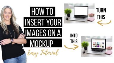 How to Insert Your Images on a MockUp  (Easy Tutorial)