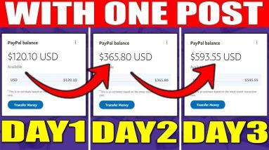 Get Paid $500+ For FREE Using Only ONE POST on FaceBook (Make Money Online With Facebook)