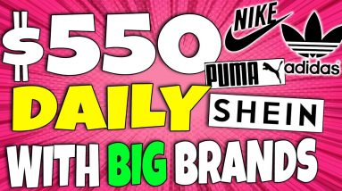 Make $550/Day With BIG Brands Like NIKE - ADIDAS - SHEIN For FREE With Affiliate Marketing