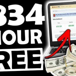 $834/Day FREE Affiliate Markering For Beginners STRATEGY That Takes Less Than 1 Hour to Set Up!