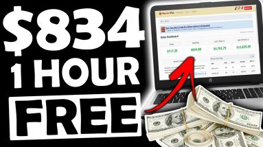 $834/Day FREE Affiliate Markering For Beginners STRATEGY That Takes Less Than 1 Hour to Set Up!