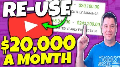 RE-USE Videos and Earn $20,000/Mo | How To Make Money on YouTube WITHOUT Making Videos Yourself