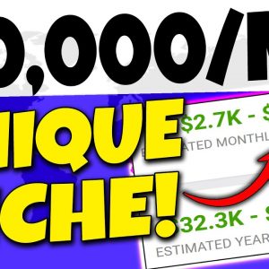 Make $10,000+ Monthly In Passive Income With This UNIQUE NICHE For Beginners (Make Money Online)