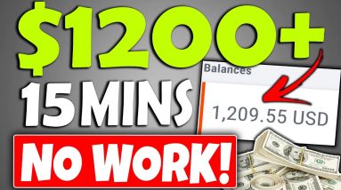 EARN $1,200 Per Day "DOING NO WORK" On Autopilot in Passive Income (Make Money Online)