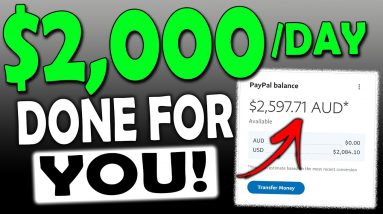 Get Paid $2,000 In One Day With This DONE FOR YOU ARTICLES TRICK! (Make Money Online)