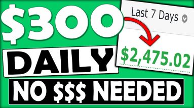 How To Make $300 & DAY and Make Money Online For FREE With NO Website!