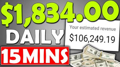 Earn $1,860 Daily In Passive Income That Takes 15 Minutes (Make Money Online)