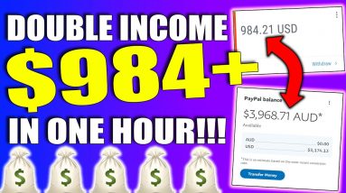 Earn $984+ Working ONE Hour By DOUBLING YOUR INCOME With This Affiliate Marketing (100% FREE)