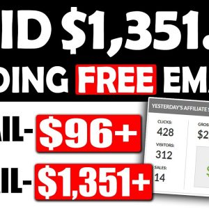 How I Made $1,351.70 Sending FREE Emails (Email Marketing For Beginners)