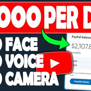 How To Make Money On YouTube Without Making Videos & Earn $1,000 Per Day (Not Including Ad Revenue)