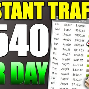 How to Promote CLICKBANK Products With INSTANT TRAFFIC | $540 Per Day