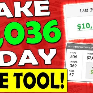 Make Money With Affiliate Marketing Made EASY With This FREE Tool!