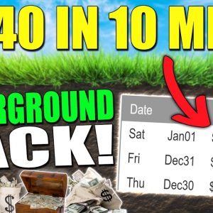 NEW Affiliate Marketing UNDERGROUND Strategy That Can Make You $340 For 10 Mins Work!