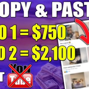 Copy & Paste Videos To Make $750 Per Video In Passive Income (Step By Step - NOT YouTube)