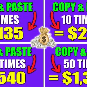COPY & PASTE 50 Times And GET PAID $1,350 With This Affiliate Marketing Done For You TOOL
