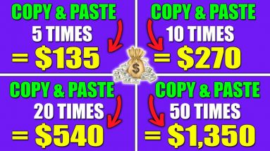 COPY & PASTE 50 Times And GET PAID $1,350 With This Affiliate Marketing Done For You TOOL