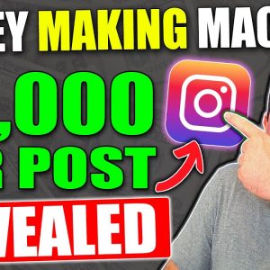 Earn $6,000 Per Post - The Easiest Way To Make Money Online With Instagram & Affiliate Marketing!