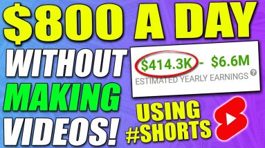 How To Make Money With YouTube Shorts Without Making Videos (For FREE)