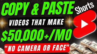 Copy & Paste YouTube Shorts And Make Money On Youtube Without Making Videos ($50,000 A Month Niche)