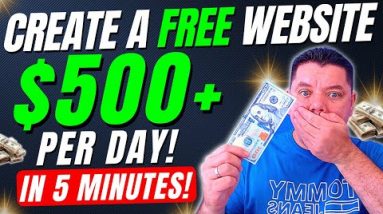 Create A Free Affiliate Marketing Website in 5 Minutes & Make $500 Daily With FREE Traffic