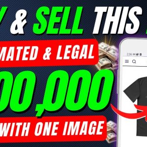 Earn $1,000+ A Day In Passive Income Just COPY & SELL Images With Print On Demand LEGALLY!