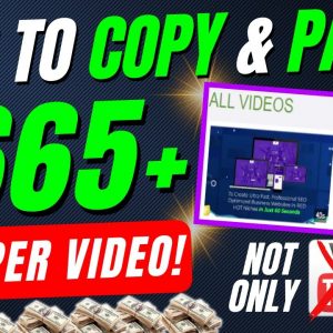 Copy & Paste Videos To Earn $655 Per Video With Affiliate Marketing (FULL Tutorial Not Just YouTube)