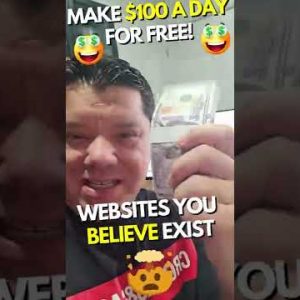 How to Make Money Online: $100 a Day | Using ONE WEBSITE For Free #Shorts