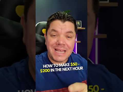 How To Make $200 in The Next One Hour EASY MAKE MONEY ONLINE SIDE HUSTLE 🤫 #Shorts