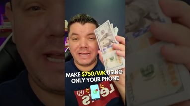 How To Make $750/Wk Using ONLY Your Phone & NO Experience #Shorts (Make Money Online)