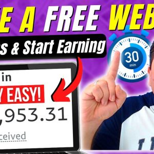 How To Make a Website For FREE In 30Mins & Earn $15,000 a Month With Affiliate Marketing 😊