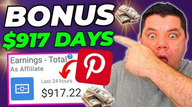 Pinterest Affiliate Marketing - SECRET Method To Easy $917 Days! (NEW STRATEGY)