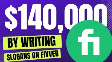 Unleashing Creativity: Making $140,000 with Slogan Writing on Fiverr