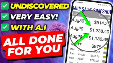 (UNDISCOVERED) Affiliate Marketing Tutorial To Make $1,000+ With AI