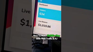 Make $1,019 Takes 10mins Daily With FREE Traffic + Ai + Affiliate Marketing????