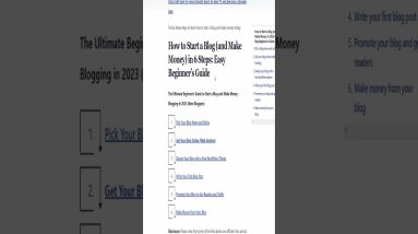 From Beginner to Pro: Start a Blog and Make Money with 6 Simple Steps