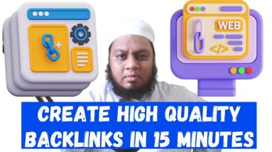 How to Create Very High Quality Backlink in Only 15 Minutes (DA : 100 PA : 100)