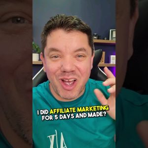 I Tried Affiliate Marketing For 5 Days From Scratch (Insane Results????)