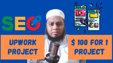 Made $ 100 for Monthly Link Building Project in Upwork - Upwork Success