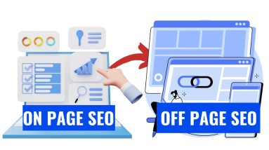 On Page SEO vs Off Page SEO