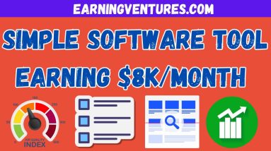 Software Tool Earning $8K/Month Within A Year - #makemoneyonline